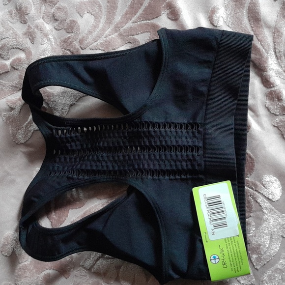 2 Marika Black Performance Seamless Bras Small(32C/34B) NWT - Picture 3 of 5